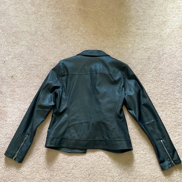 Medium Black Faux Leather Jacket Universal Threads - Picture 3 of 3